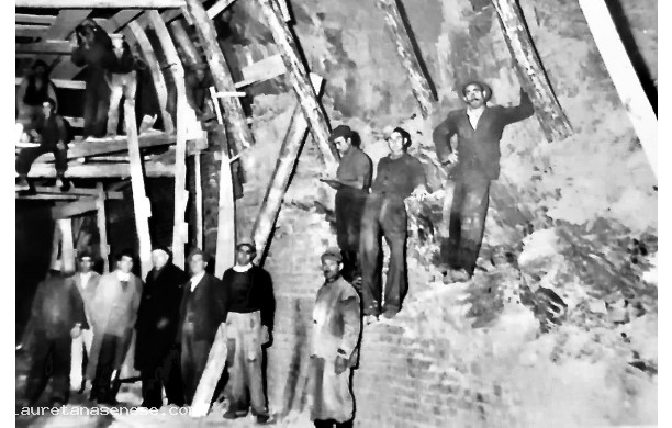 1946 - Riparazione volta della galleria di Castelnuovo Scalo