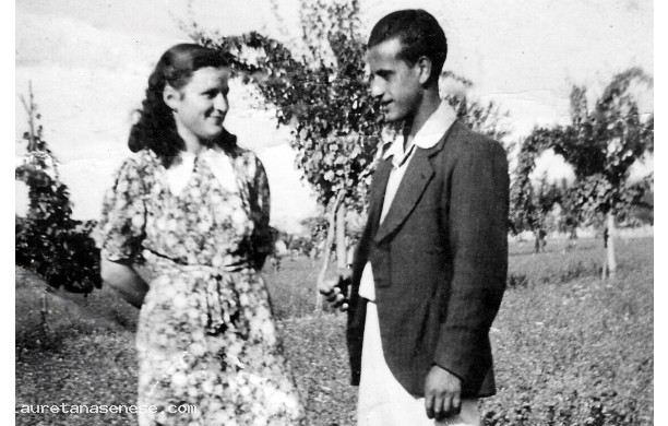 1942, 18  Agosto - Silvio alla Querce per corteggiare la giovane Simonetti