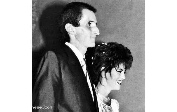1986, Marted 7 Settembre - Angela e Roberto, sposi