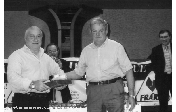 2001- Festa del Donatore: I donatori premiati