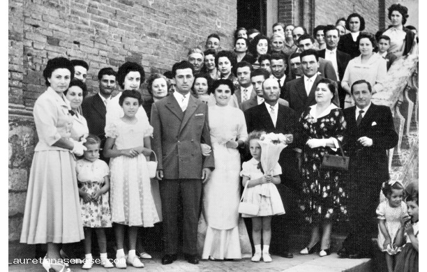 1955 - Giuliano e Graziella con i parenti