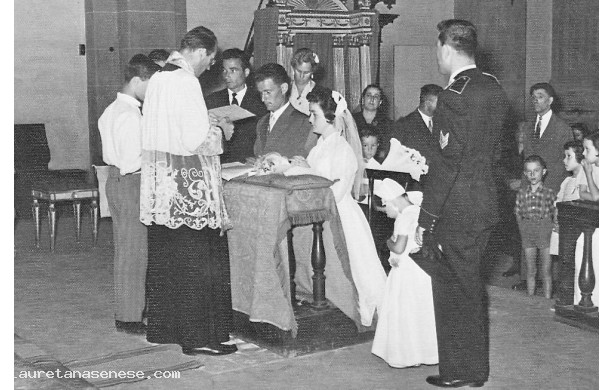 1953 - matrimonio del Massei a Sant'Agostino
