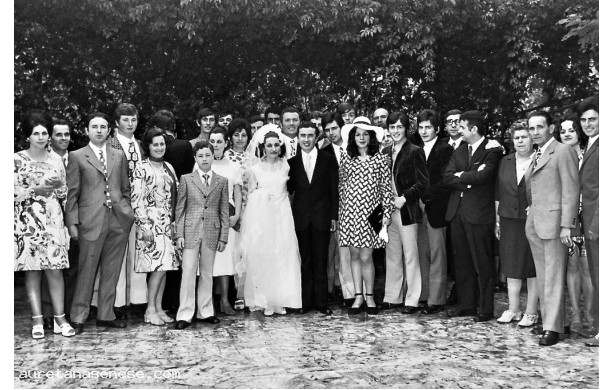 1971, Sabato 12 Giugno - Giorgio e Rosanna con amici e conoscenti