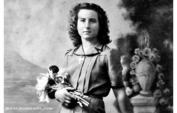 1940 - Vera Giuliani, futura moglie di Antonio