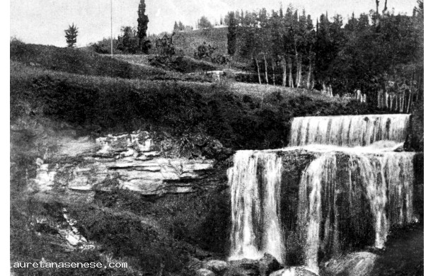 1948 - La cascata della Lama senza case sullo sfondo