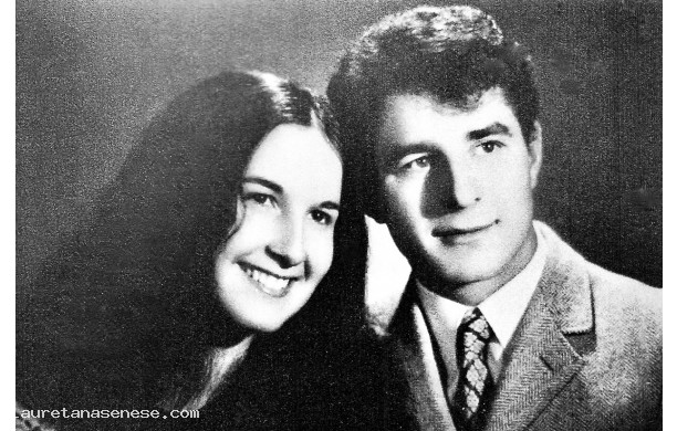 1973 - Claudia e Matteo: ricordo di fidanzamento