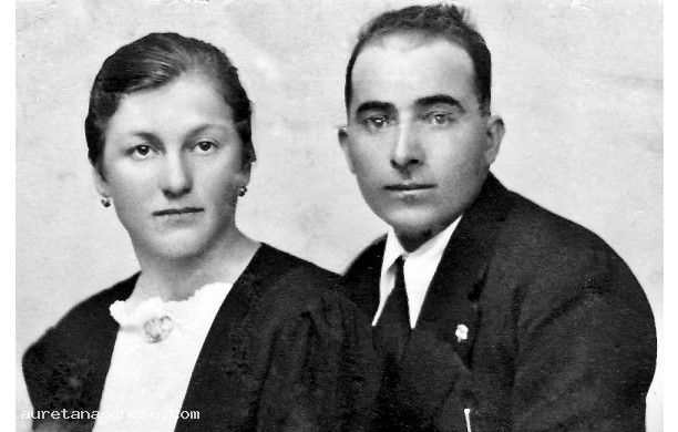 1935 - Ricordo matrimoniale di Lisena e Attilio