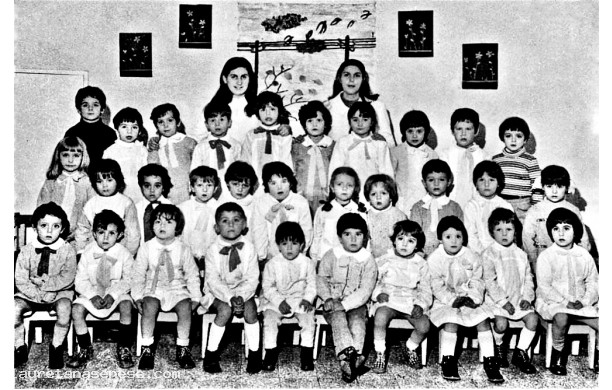 1975 - Scuola Materna Statale, nei locali delle Suore