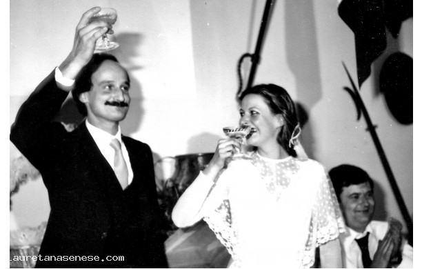 1979, Domenica 21 Ottobre - Il brindisi a fine pranzo di Luciana e Massimo