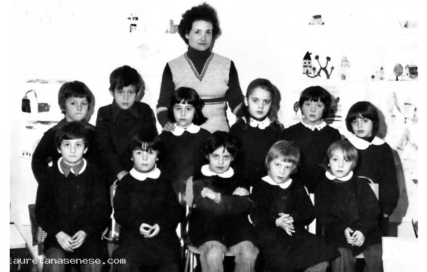 1976 - Prima Elementare della maestra Pelacchi