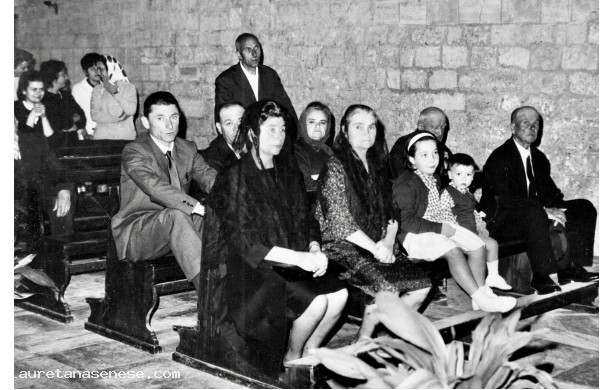 1964, Domenica 27 Settembre - I parenti dello sposo alla cerimonia