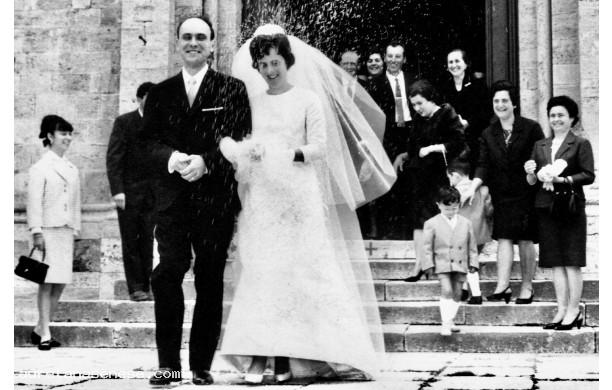 1966, 30 Aprile - Marcello e Anna sposi
