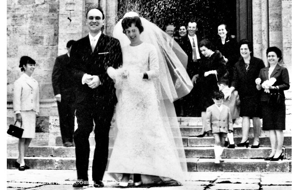 1966, 30 Aprile - Marcello e Anna sposi