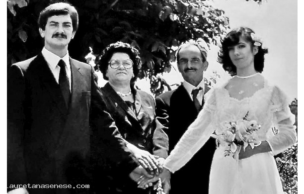 1981, Domenica 7 Giugno - Si sposano Marco e Loriana