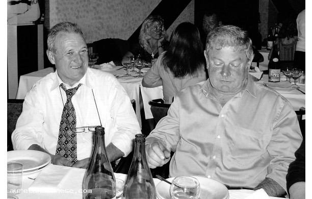 2003 - Festa del Donatore: Due commensali attivi