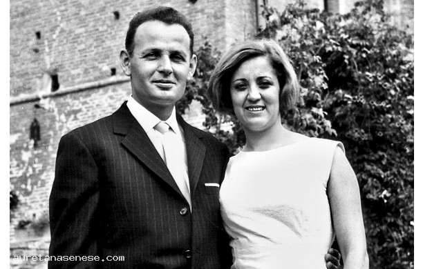 1964, Domenica 23 agosto - Ritratto degli sposi