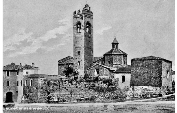 1935 - Cerchia Muraria a sud, con Porta Massini