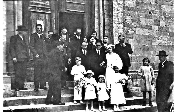 1936, Gioved 16 Aprile - Alpis e Pierina, sposi