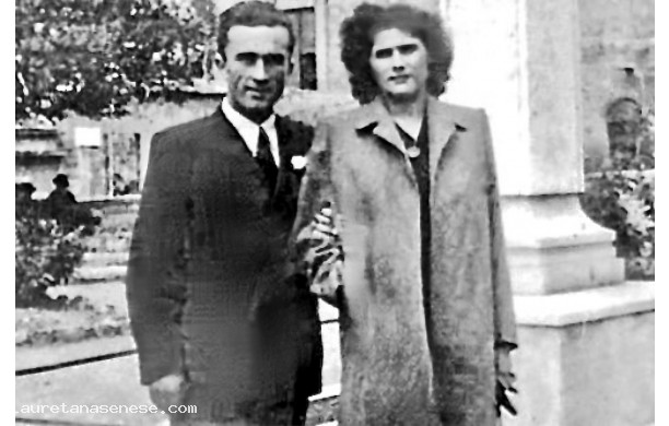 1946, Mercoledi 24 Aprile - Osvan e Velia il giorno del matrimonio