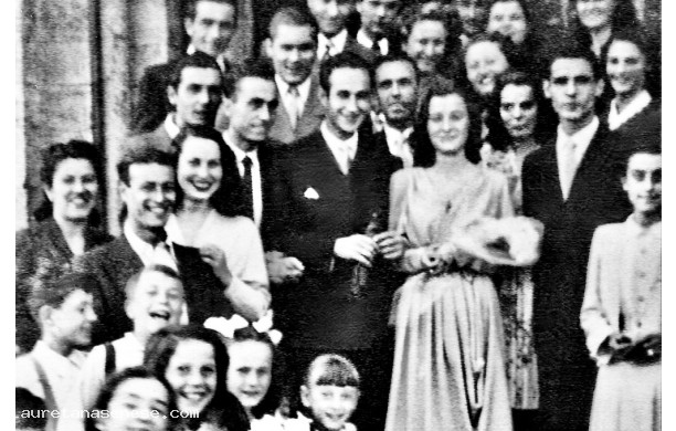 1948 - Rando e la bella Renata, sposi