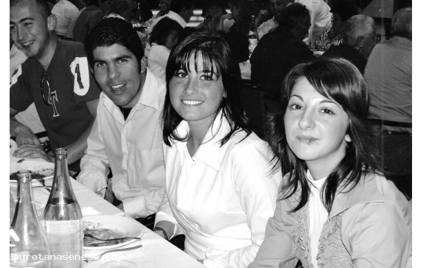 2004 - Festa del Donatore Fratres: I partecipanti a tavola