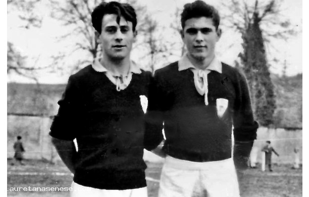 1955 - Guido e Luciano, calciatori Virtussini
