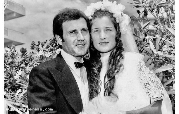 1972, Domenica 30 Luglio - Luigi e Luigina, sposi in Campania