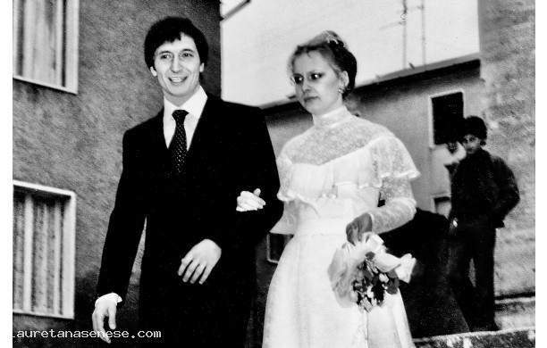 1980, Domenica 18 Maggio - Si sposa Mario Franci