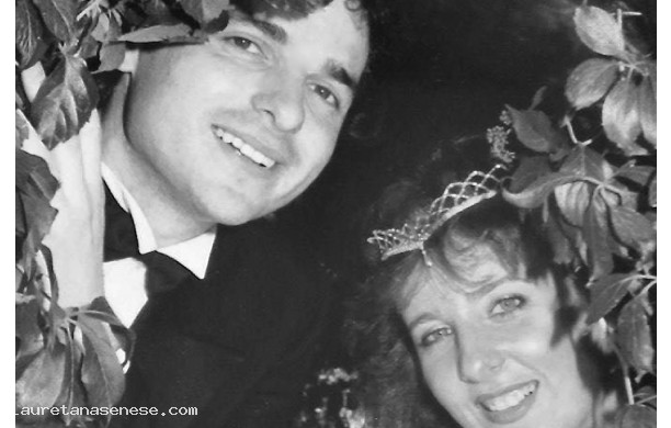1984, sabato 21 luglio - Nadia e il Betti uniti in matrimonio