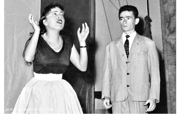 1959, 30 Agosto - Si recita: LA TRISARCA, rappresentazione teatrale a episodi