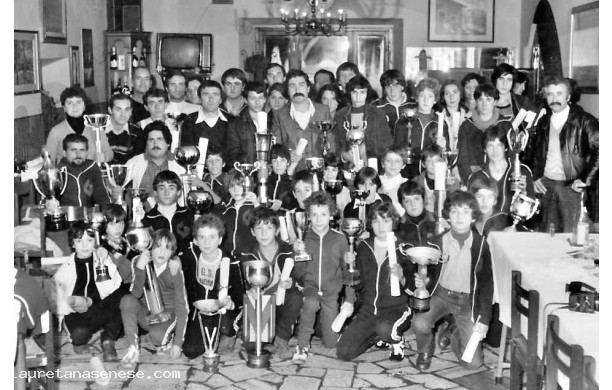 1979 - il G. S. Ascianomobili festeggia gli atleti più piccoli
