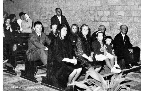 1964, Domenica 27 Settembre - I parenti dello sposo alla cerimonia
