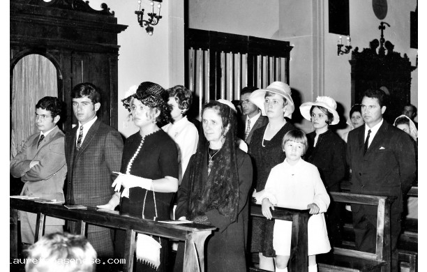 1968, Luned 7 Ottobre - I partecipanti al matrimonio di Novilio