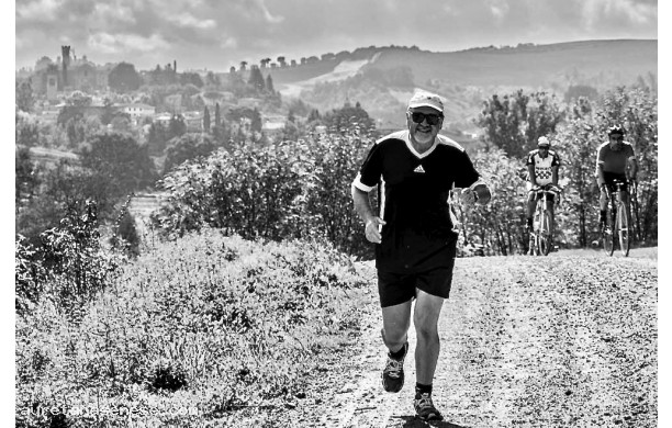 2016, Domenica 9 Ottobre - Un vecchio podista a L'Eroica