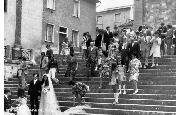 1971, Lunedì 19 Luglio - Gianfranco e Silvana, sposi