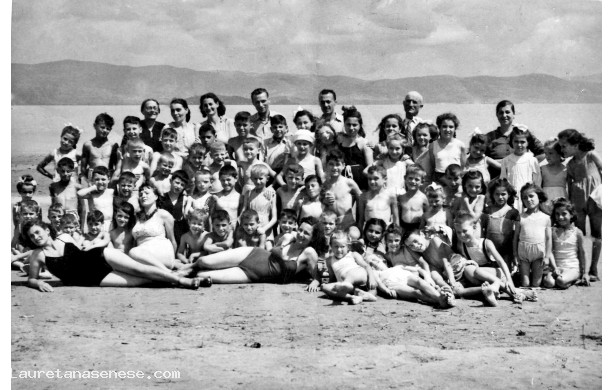 1947? - Gita scolastica al mare nel dopo guerra