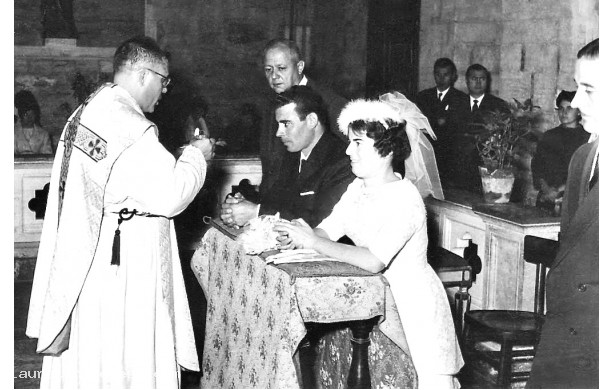 1960, Giovedi 27 Ottobre - Anna e Narciso si sposano