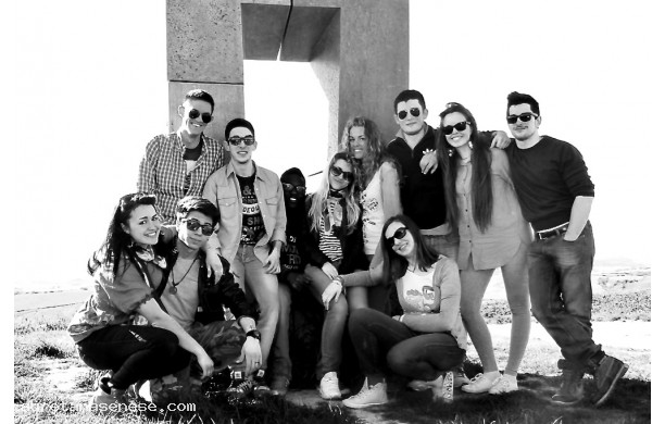 2013 - Gruppo di amici ascianesi al Sito Transitorio