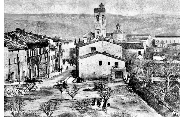 1908 - Il sobborgo di Prato visto dalla ferrovia