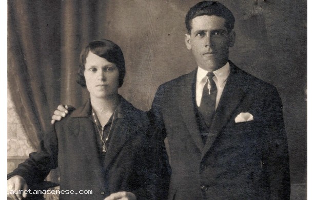 1928 - Ricordo di matrimonio fra Assunta e Angelo