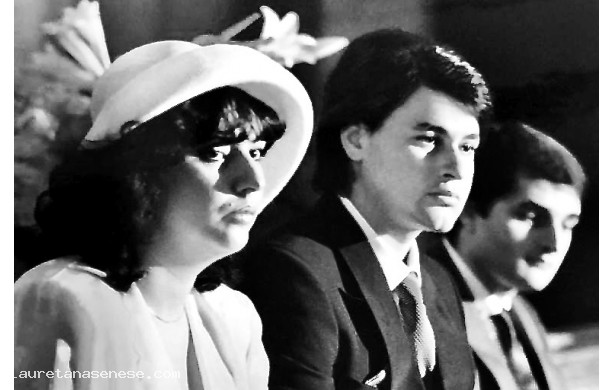 1982, Domenica 12 Settembre - Fabrizio e Rossella all'altare