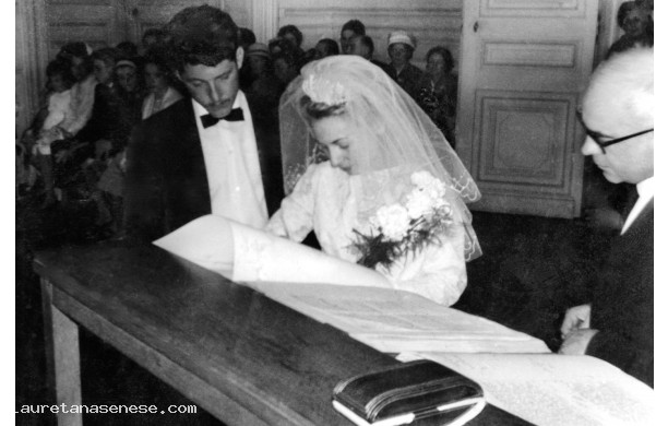 1963, Sabato 20 Aprile - Elda si sposa in Francia