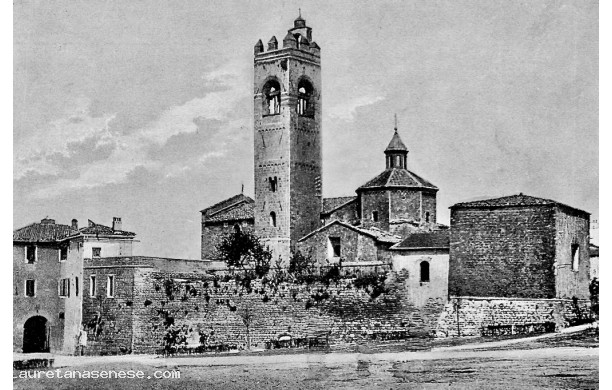 1935 - Cerchia Muraria a sud, con Porta Massini