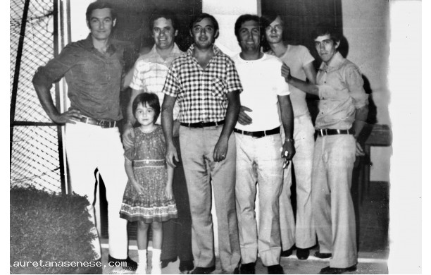 1973 - Gruppo di amici al Circolo Tennis