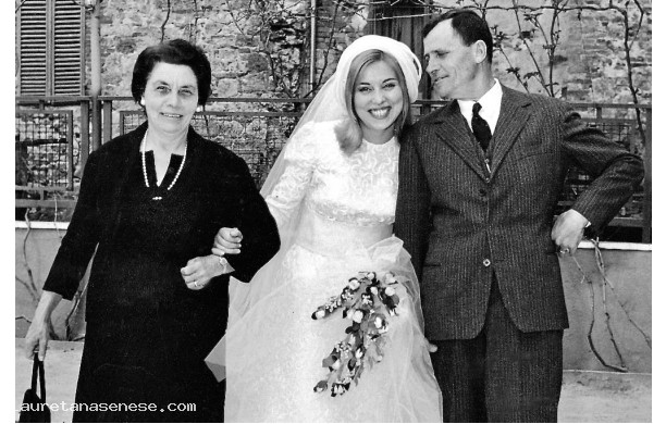 1969, Luned 28 Aprile - La Sposa con i coniugi Tozzi