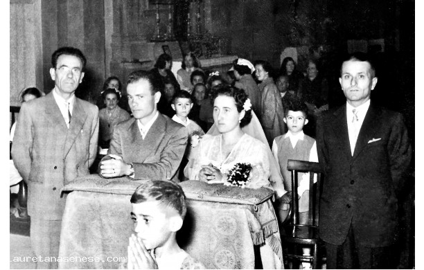 1954, Sabato 2 Ottobre - Matrimonio Trapassi - Lucatti in Sant'Agostino