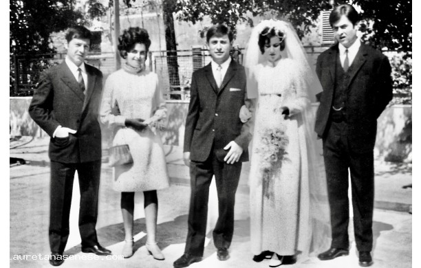 1966? - Mario e Elda festeggiano il matrimonio dal Cannelli