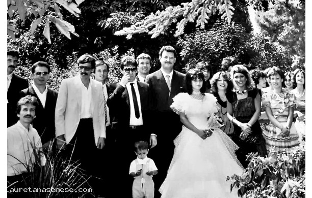1984, Luned 27 Agosto - Valfrido e Rita, sposi