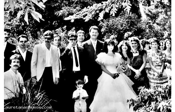 1984, Lunedì 27 Agosto - Valfrido e Rita, sposi