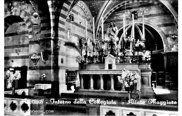 1948 - L'altare maggiore della Collegiata
